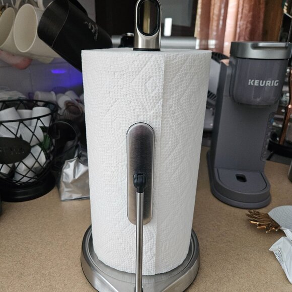 Simplehuman | Tension Arm Paper Towel Holder Brushed Stainless Steel - Picture 1 of 15